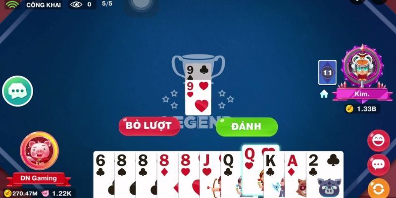 Chi tiết quy luật tựa game Tiến Lên miền Nam